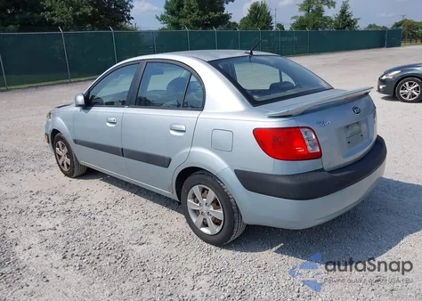 2008 Kia Rio Lx from USA, damaged, VIN KNADE123686387207